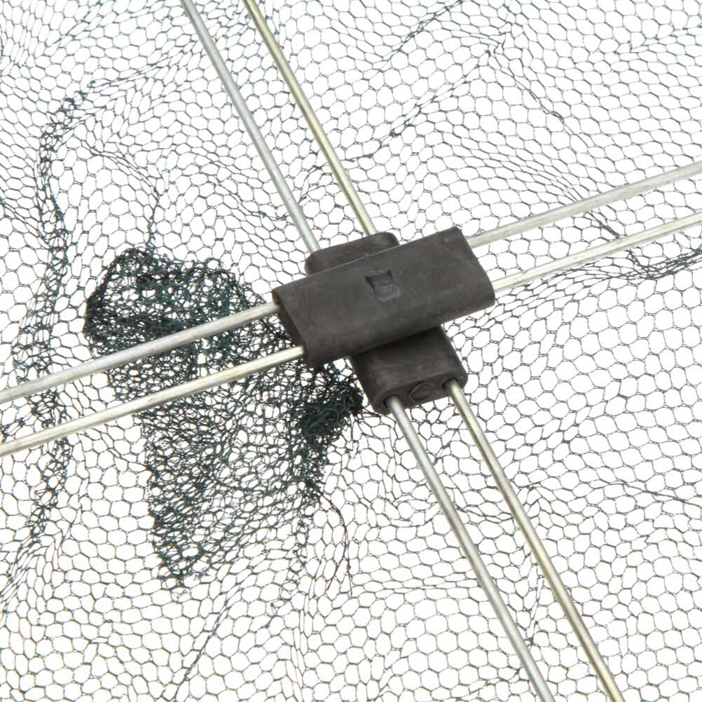 Fishing Nets Foldable Mesh Baits Trap Cast Dip Net Crab Shrimp Smelt Eel Crab Lobster Minnows Shrimp Crawfish Net 2 Sizes