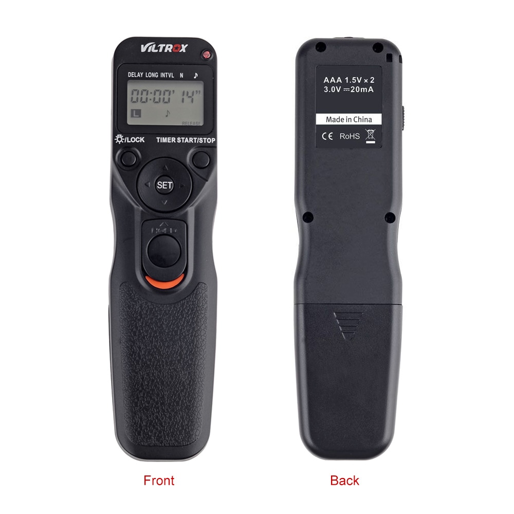 VILTROX – intervalomètre à intervalle de temps et obturateur avec télécommande, pour Canon 1D Series 5D 5DII 5DIII 7D 10D 20D D30 40D 50D