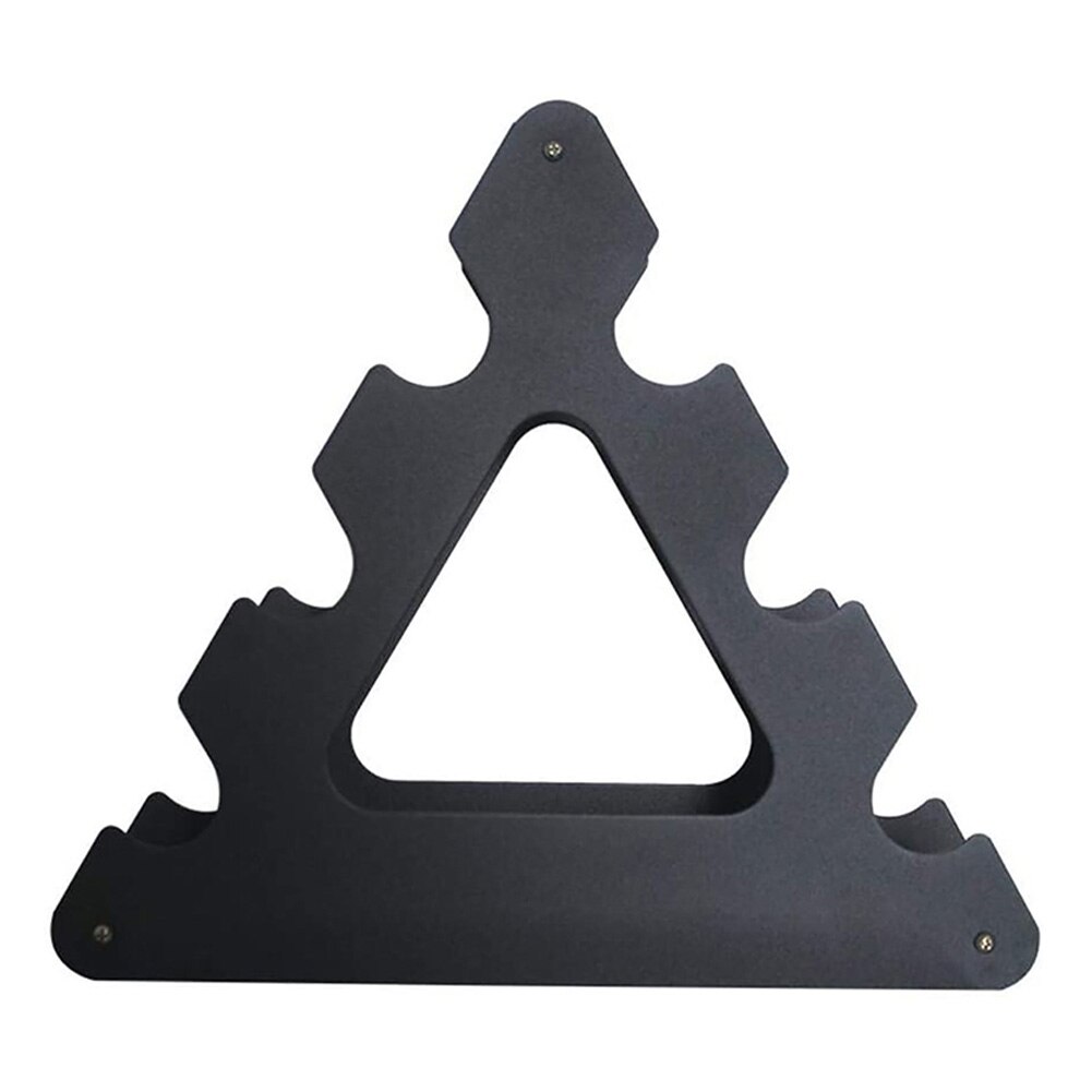 Hjemmegym Fitness trening manualer plast trekantholder stativ 3 etterslep stativ brakett passer 6 manualer vektløftingsutstyr: misligholde tittel