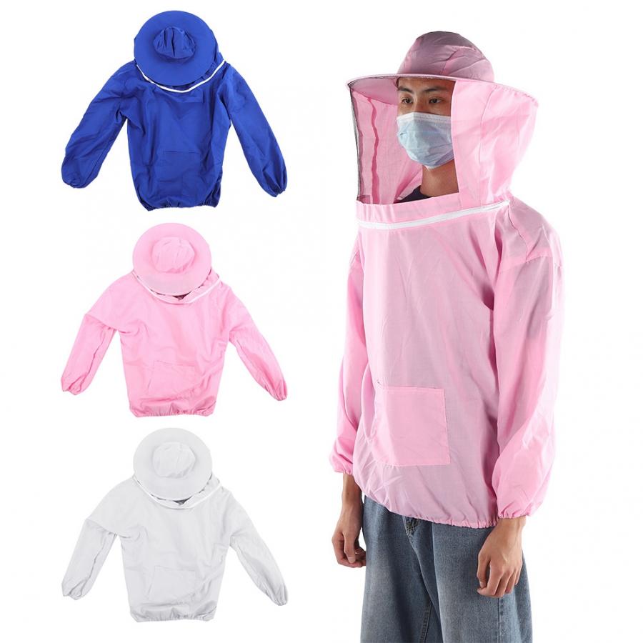 Traje de apicultor para exteriores, chaqueta protectora con velo, traje transpirable de apicultor, traje de Apicultura