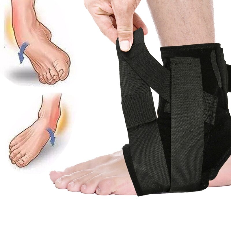 Enkelbrace Ondersteuning Sport Verstelbare Enkelbandjes Voet Stabilizer Orthese Voetbal Compressie Fasciitis Plantaris Voet Protectot