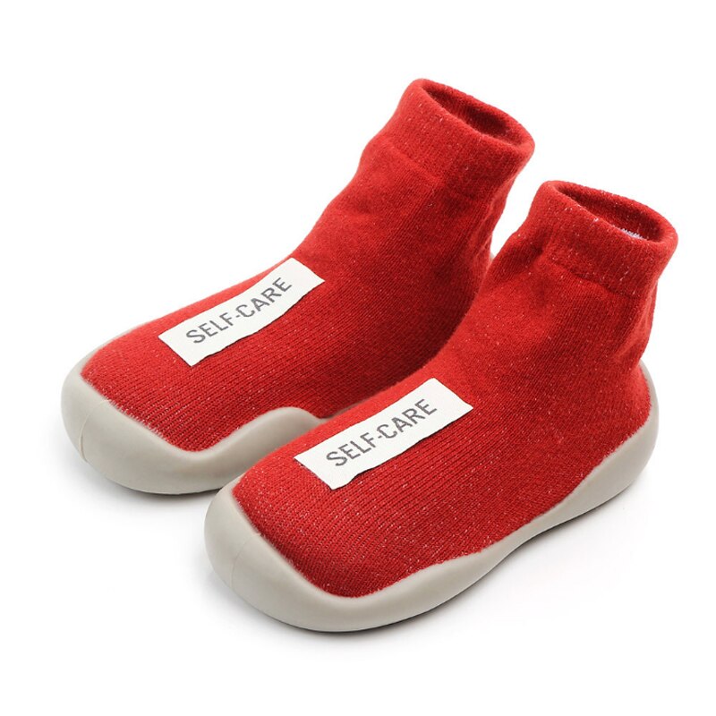 Autumn and Winter Floor Socks Children's Non-slip Baby Floor Shoes Footwear Indoor TPE Soft Rubber Thick-soled Toddler