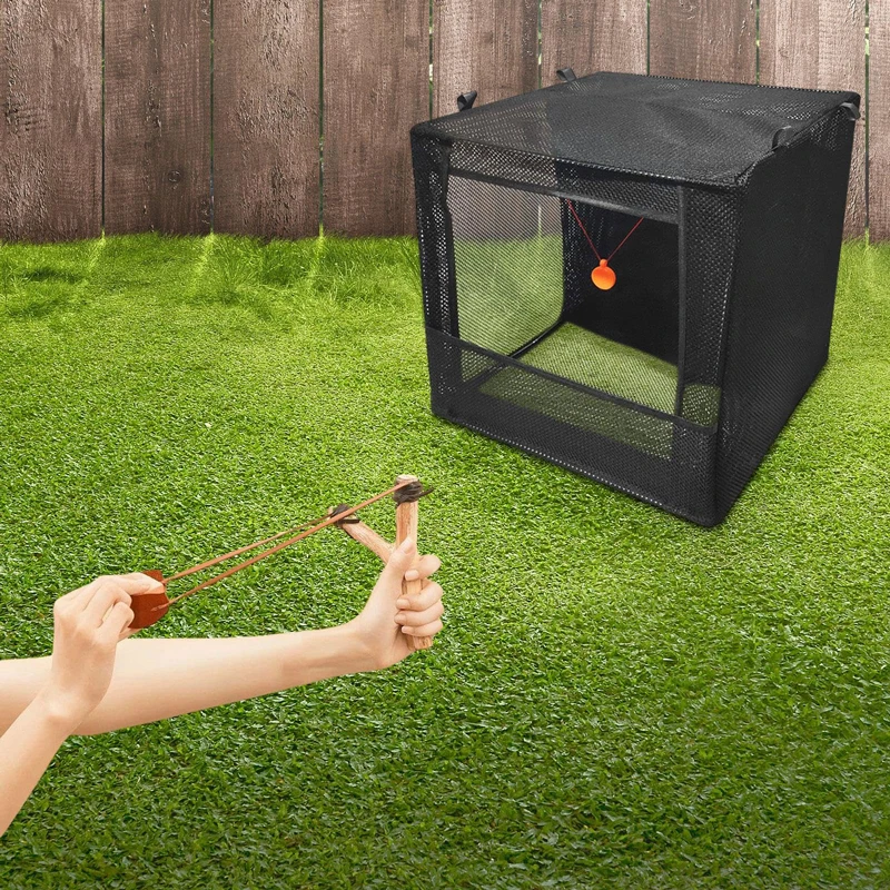 Scatola bersaglio Scatola di stoffa pieghevole mimetica Scatole bersaglio Riciclaggio tiro con l'arco Caccia Fionda Spreader tiro interno ed esterno