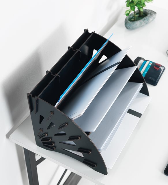 Modern Practical Desktop Organizer Organizer, Document Rack Office , Wooden