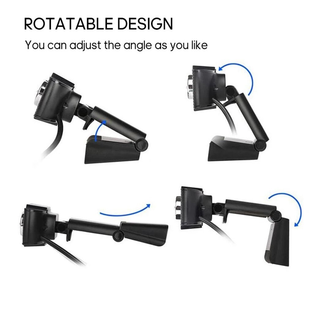High Definition 1080P Webcam Met Microfoon Mini Computer Laptop Pc Web Camera Voor Live Broadcast Video Bellen Conferentie