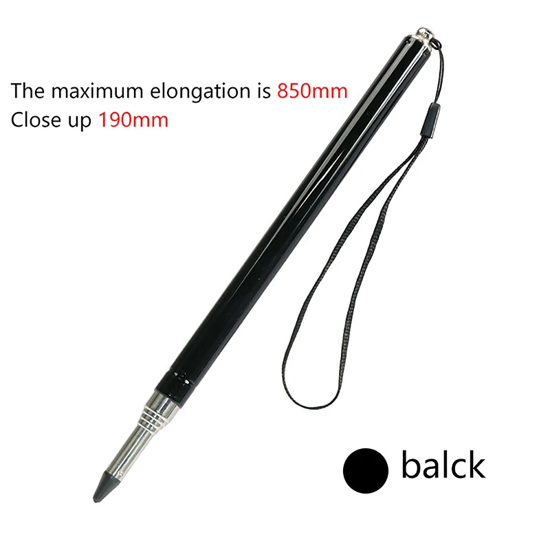 1pc sisäänvedettävä osoitinkeppi luokkahuoneesitys pidennettävä esittäjää varten kädessä pidettävä teleskooppinen opetustaulu liitutaulu: Violetti