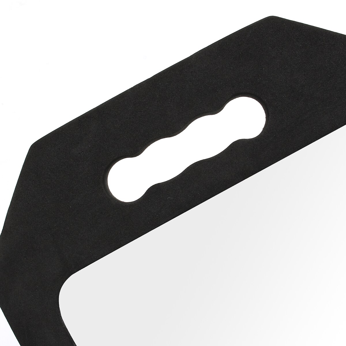 Shockproof Sponge Mirror Hair Salon Vision Rearview Mirrors Black Square Makeup Hair Tools Hairdressing Back Mirror