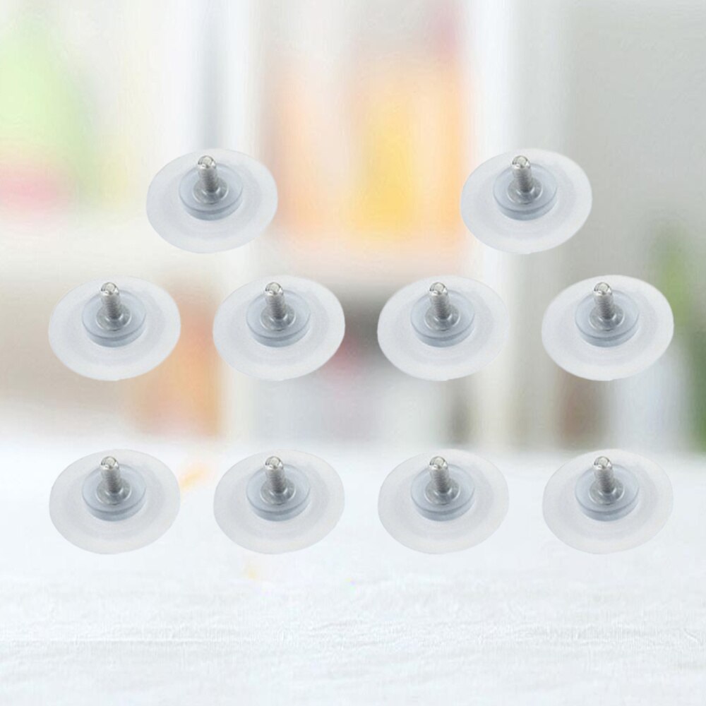 10 stuks zuignappen stevige pvc anti-botsing zuignappen voor meubels wand glas