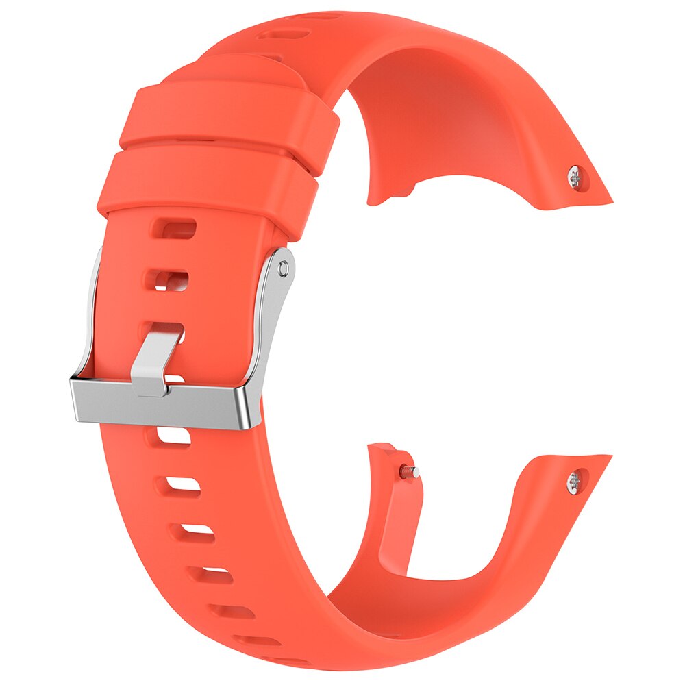 Correa de silicona para reloj Suunto Spartan Trainer de pulsera HR: Rojo