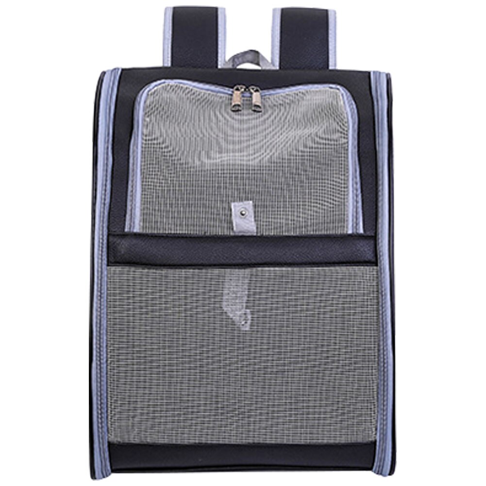 Mochila para mascotas bolsa de viaje jaula accesorios transportador plegable malla grande cremallera Aire Libre pájaro loro transpirable ventilado: Default Title