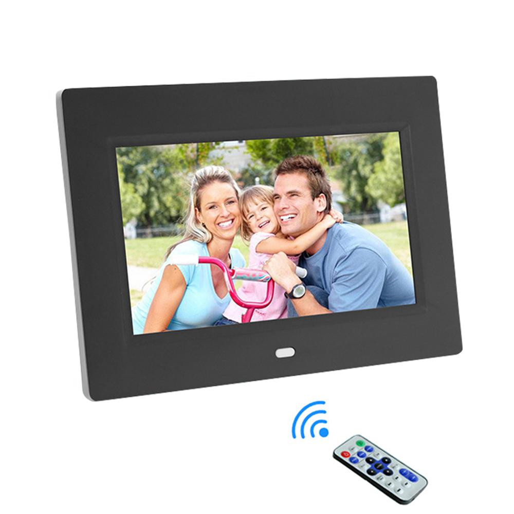7 Inch HD Digital Photo Frame Clock Picture Video Player Display Shelf Advertising Machine Electronic