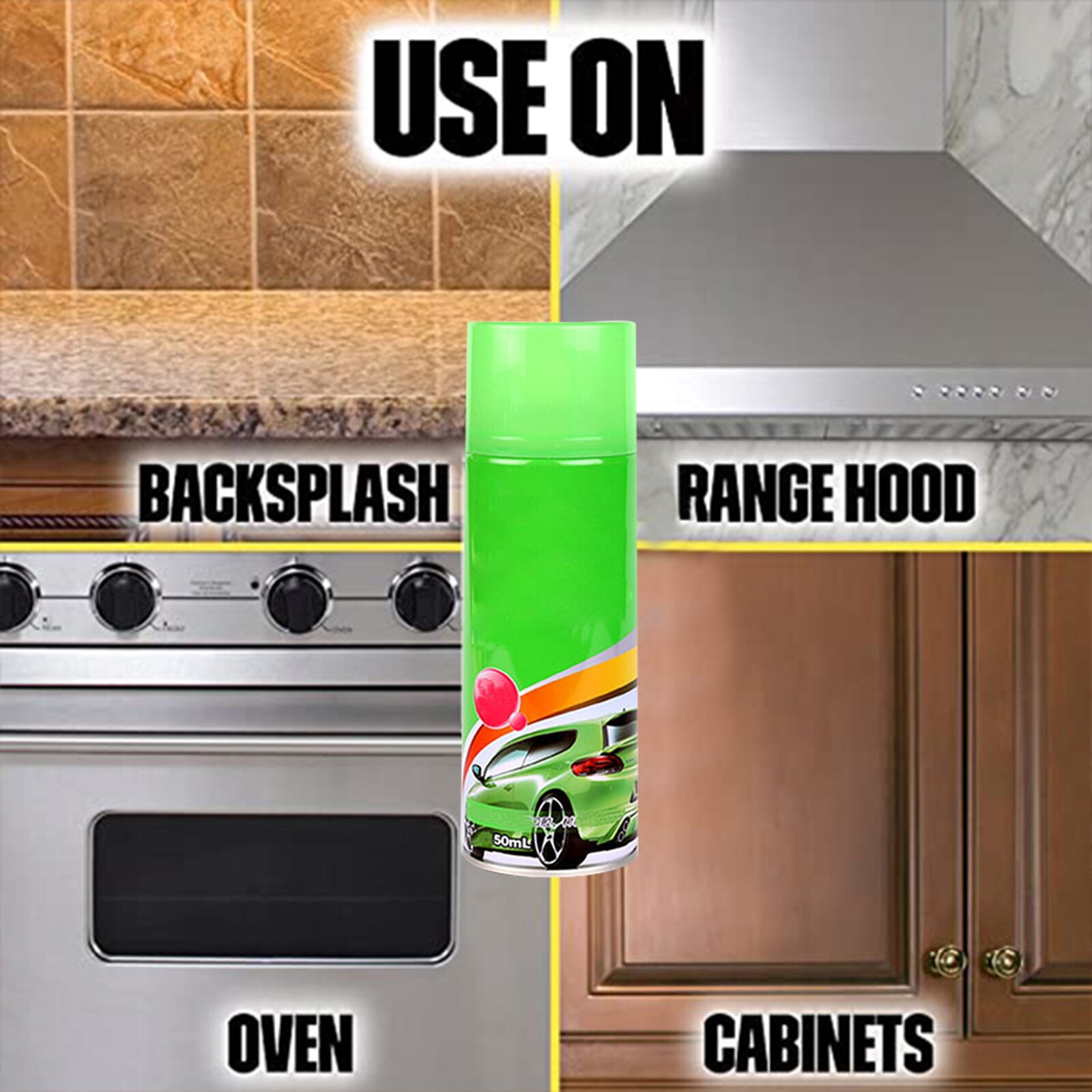 Multi-Functional Super Rust Removal Spray Scratch Repair Fluids Adhesive Cleaning Spray EIG88