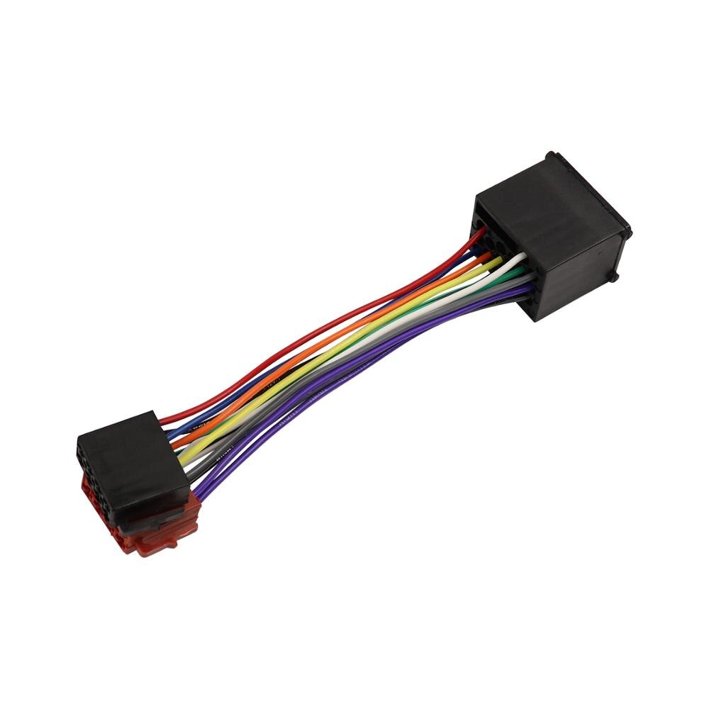 Iso ledningsnett adapter for bmw 3 5 7 8 serie  e46 e39 land rover discovery mini kabel plugg adapter kontakt