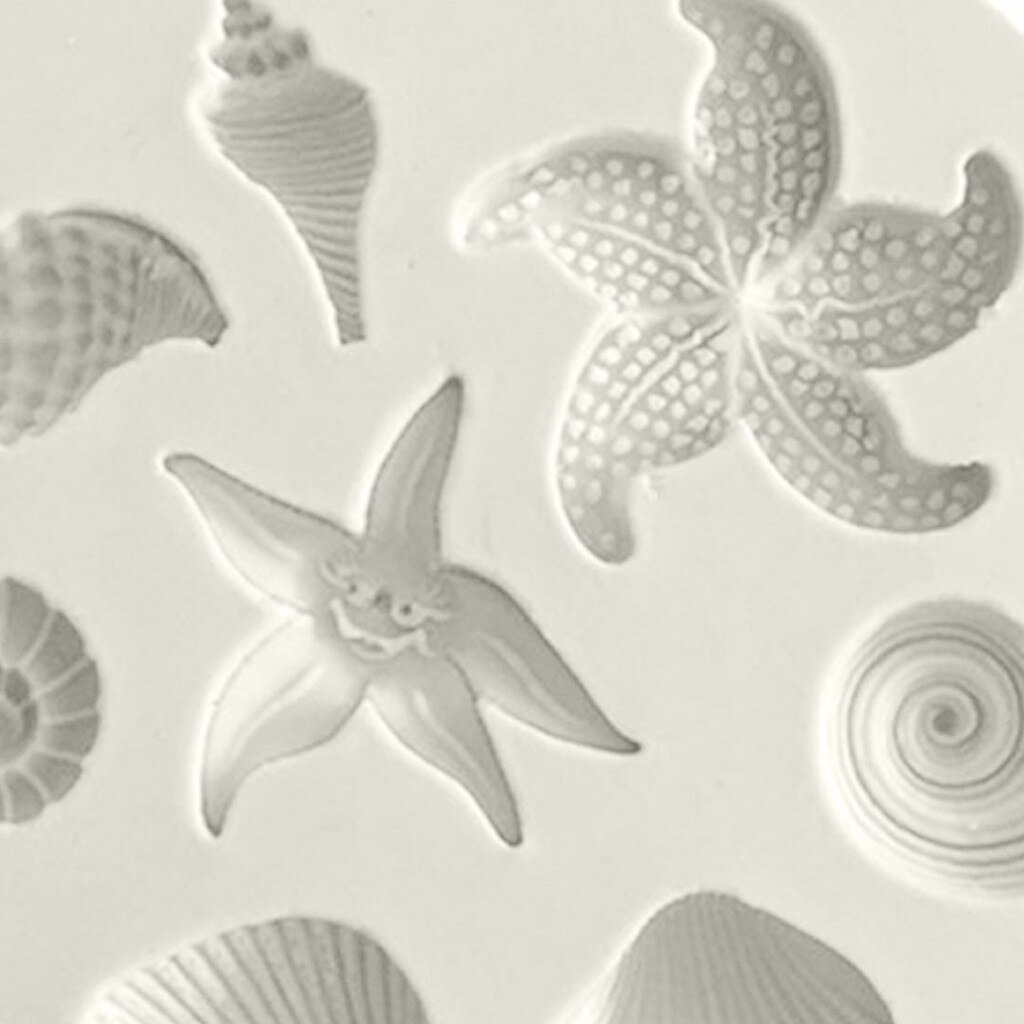 Diy Zeedieren Conch Shell Fondant Cake Candy Cake Decoratie Gereedschappen Cake Decorating Gereedschap Fondant Sugarcraft Cakevorm