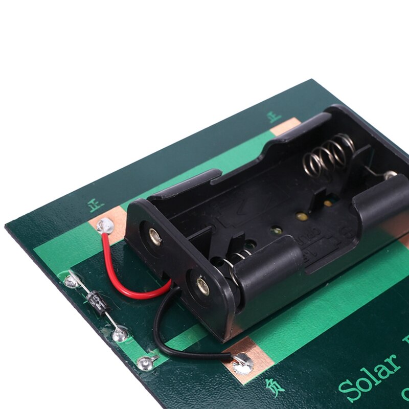 2X 1W 4V Rechargeable AA Battery Solar Cell Charger With Base For 2XAA Batteries Charging Directly