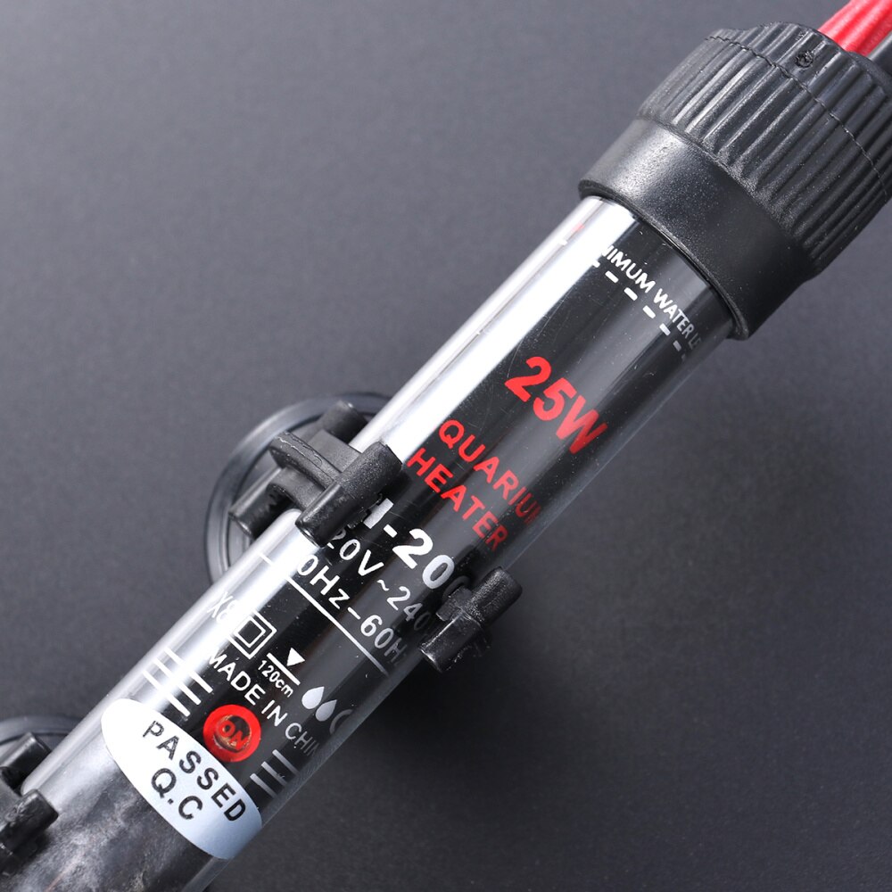 Submersible Aquarium Heater 25W with and Suction Cup (Plug)