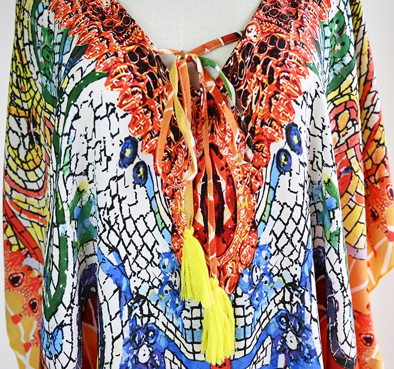 Plus size Beach Cover up Sarong Robe de plage Quick drying Swim cover up Bikini Cover up Pareo Beachwear Sexy Long