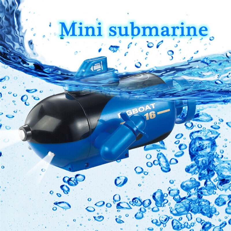 Nyeste mini rc ubåd fjernbetjening vand legetøj skib højhastigheds radio fjernbetjening båd model elektrisk kid børns