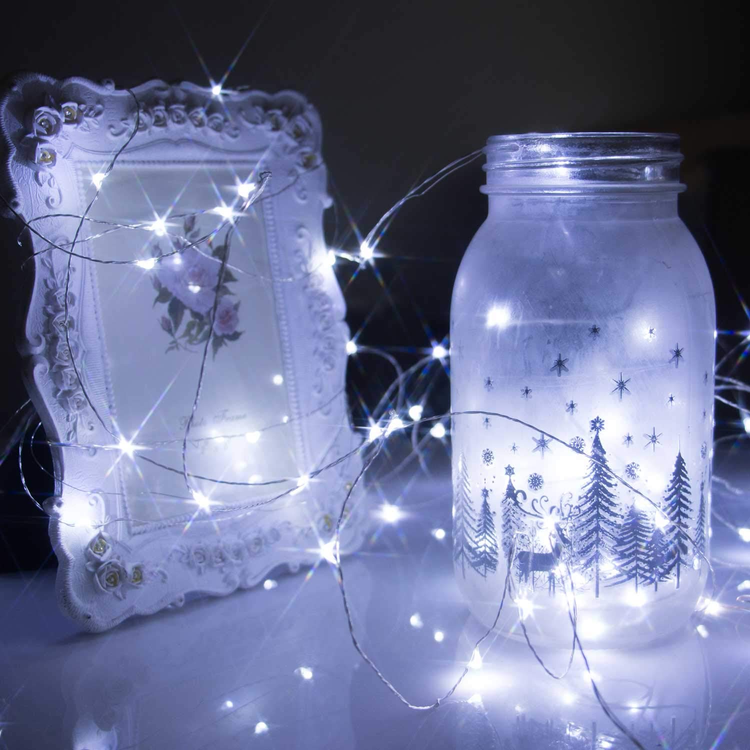 Guirlande lumineuse LED USB 5V, 2M 5M 10M, fil argenté, étanche, guirlande lumineuse féerique pour la maison, noël, décoration de fête de mariage
