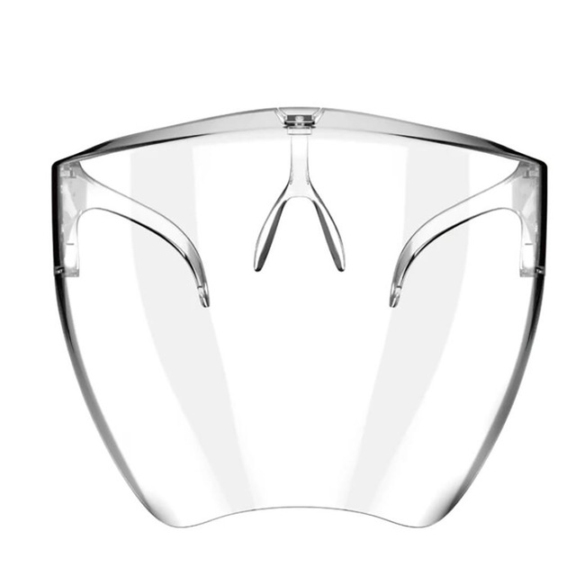 Transparent Goggles Face Shield Helmet Durable Protect Safety Mask Helmet MTB Bike Glasses Goggles: 1pcs