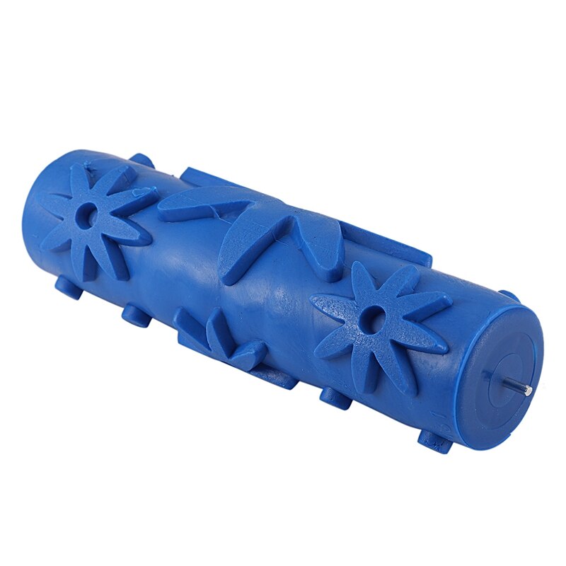7Inch 3D Rubber Wall Decorative Painting Roller, Patterned Roller Wall Decoration Tools Without Handle Grip, Rose Roller