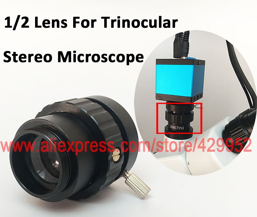 0.5X 0.3X C-Mount Lens 1/2 1/3 1x SZMCTV Adapter Voor Simul Focal Trinoculaire Stereo Microscoop HDMI VGA USB video Camera