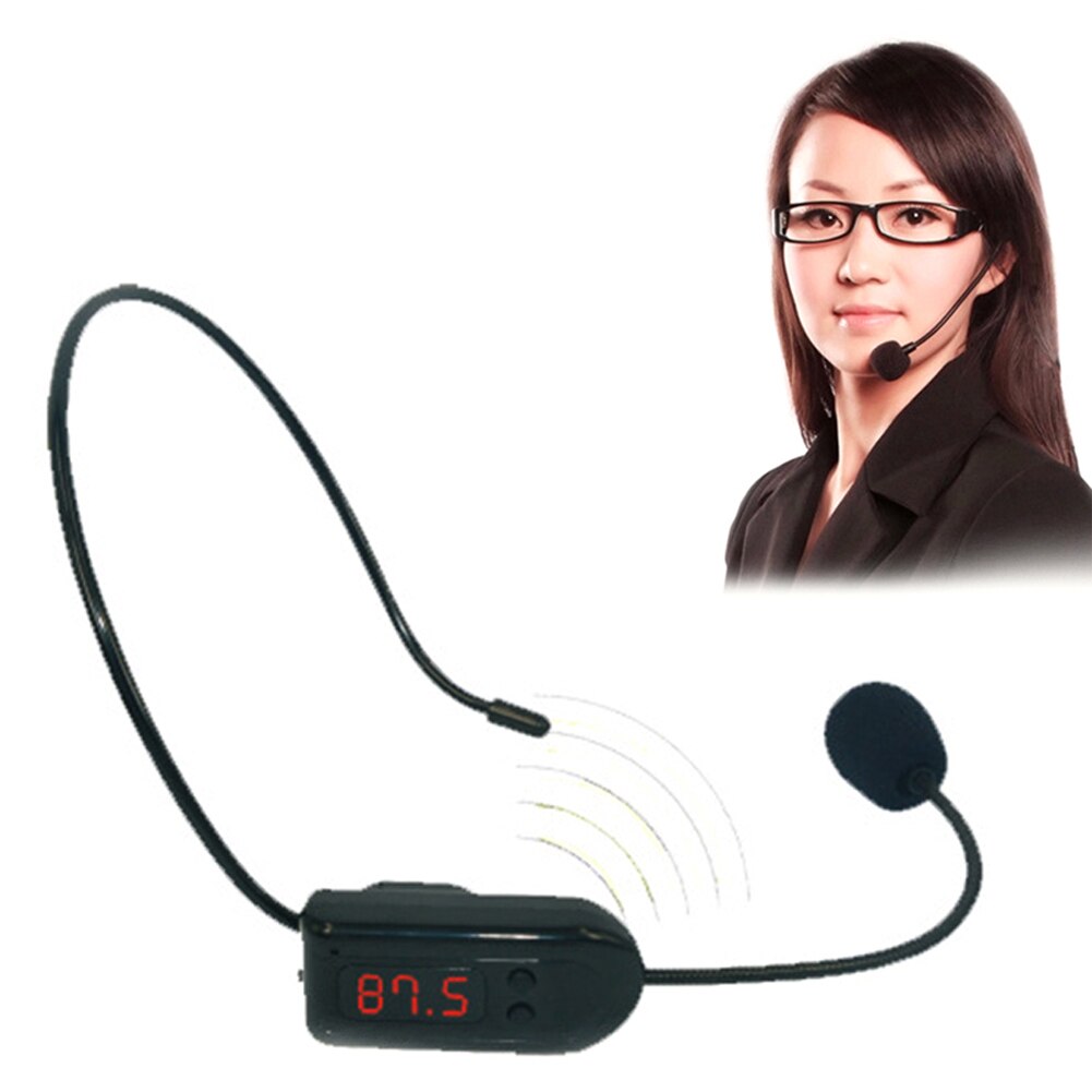For Teacher Speaker Handsfree Microphone Wireless Mic Radio FM Headset