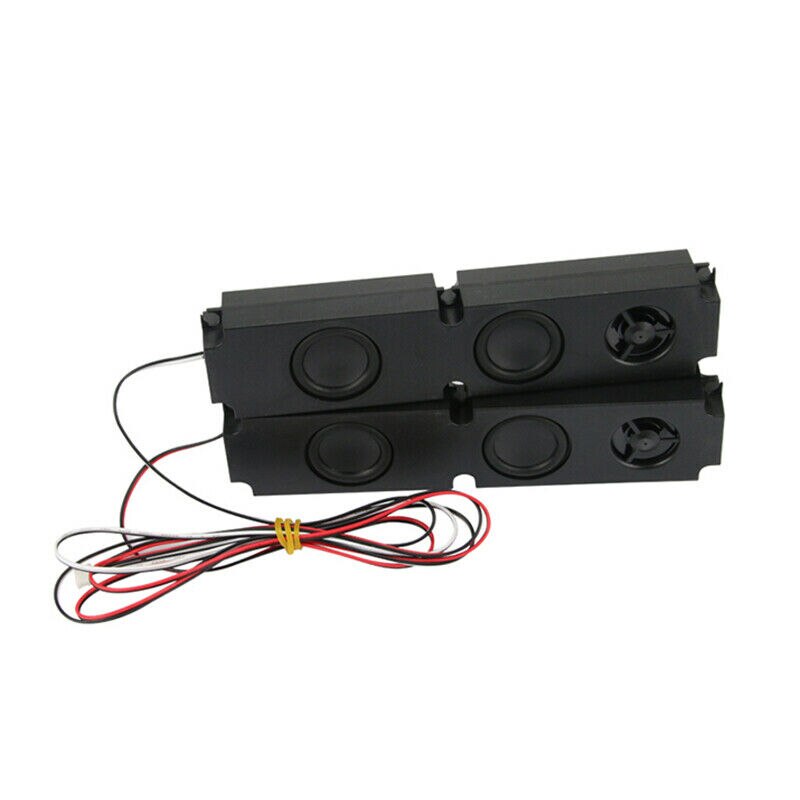 1 Pair 8 OHM 10W DIY LCD TV Speaker with Heavy B Effect Full Range Advertising TV Speaker Repair Accessories