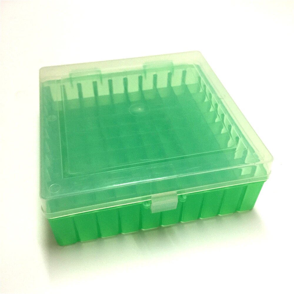 Plastic Bevriezing Buis Box 100 Grid Bevroren Buis Doos Plastic Doos Met Gesp &amp; Cover Geschikt Voor 1.8 Ml Cryopreservatie buis