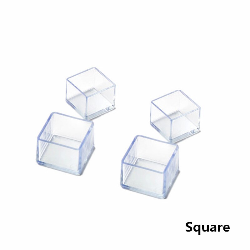 4pcs/set Chair Leg Caps Rubber Feet Protector Pads Furniture Table Covers Socks Plugs Cover Furniture Leveling Feet