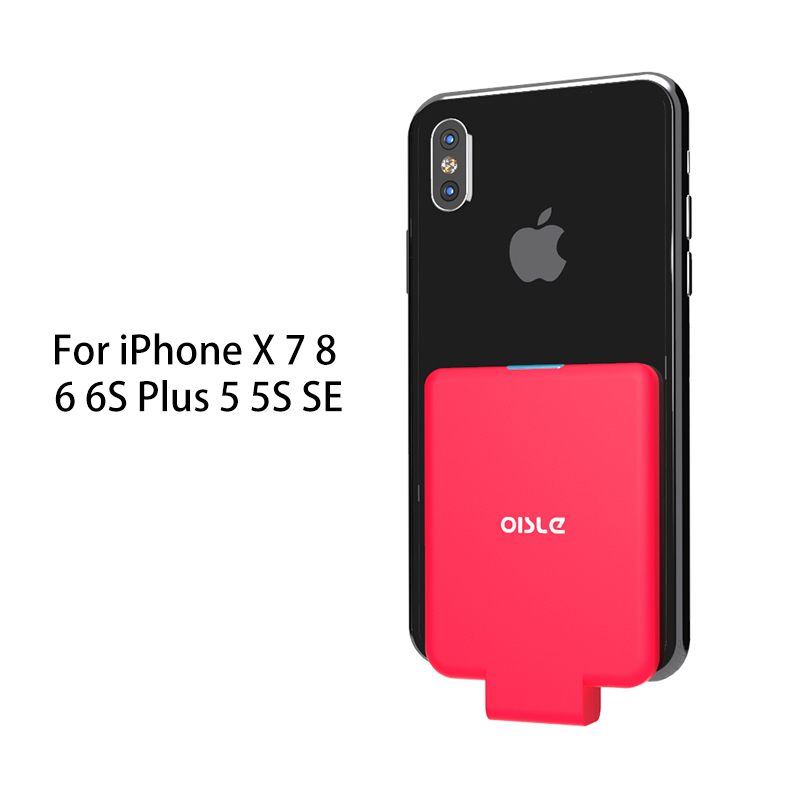 OISLE Powercore 4500mah, External Battery with High-Speed Charging Technology, Power Bank For iPhone X XS MAX XR, iPad,iPod: IOS RED
