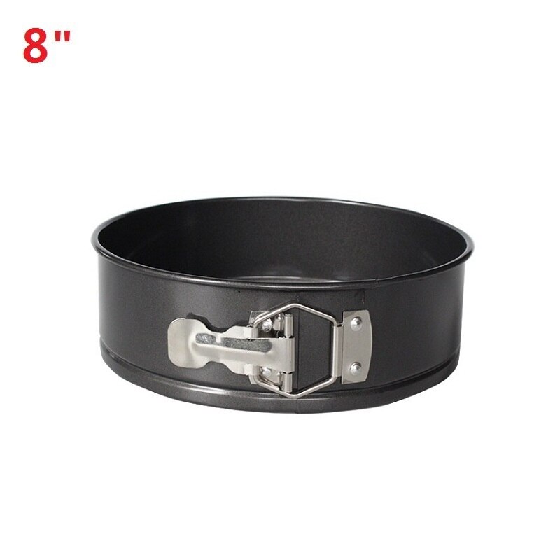 Carbon Steel Non-stick Springform Pan Cheesecake Pan Round Cake Pan Bakeware Cake Baking Moulds Kitchen Accessories: 8 inch