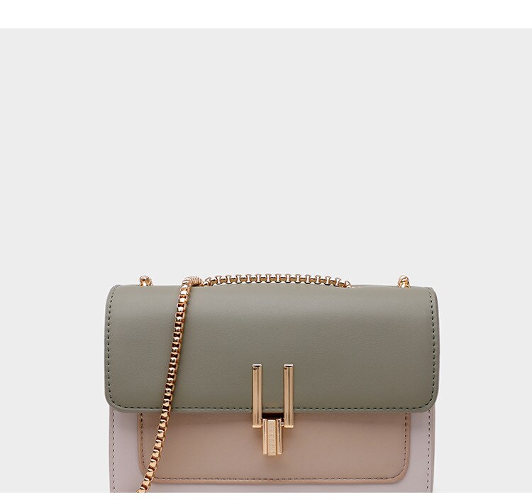 Mode Schouder Slingerde Modeketen Zak Kleine Vierkante Tas Vrouwen Handtassen en Portemonnees