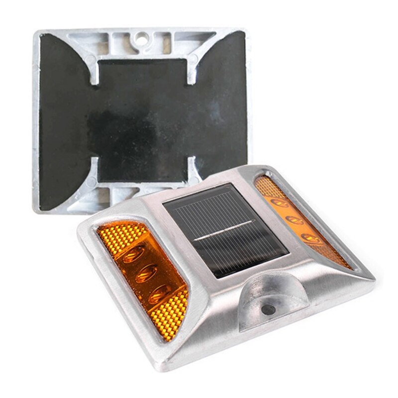 Route Voyant Étanche En Aluminium LED Solaire Lumières de Plate-Forme Extérieure Sol Feux LED Solaire