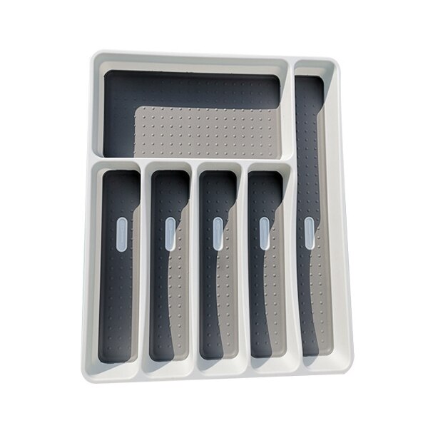 Kitchen Drawer Organizer Tray Spoon Cutlery Box Portable Storage Holder Rack AUG889