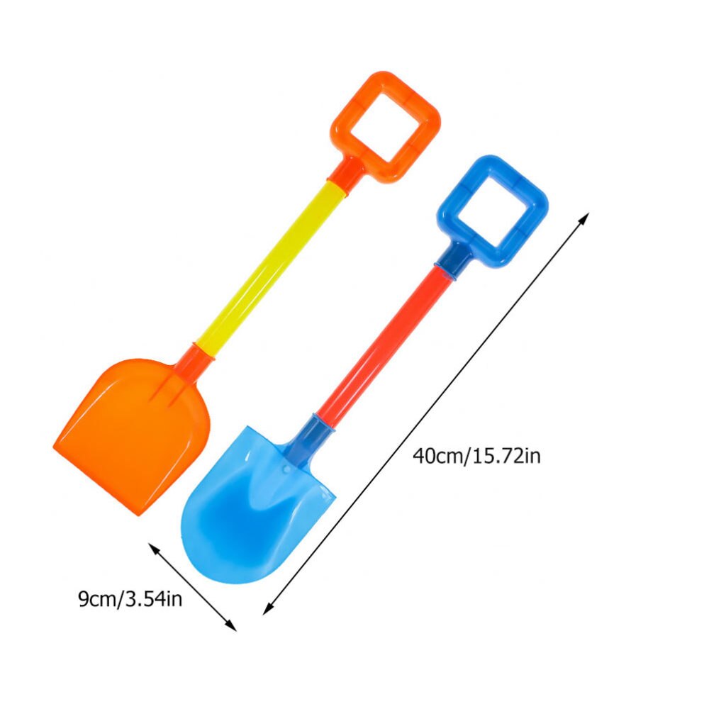 8pcs Sand Shovels Children Sand Shovels Long Handle Shovels