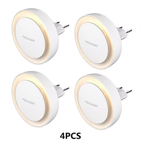 Global version Yeelight Smart Night Light Plug-in Light Sensor Ultra-Low Power Consumption Corridor lamp For Xiaomi Smart home: 4PCS