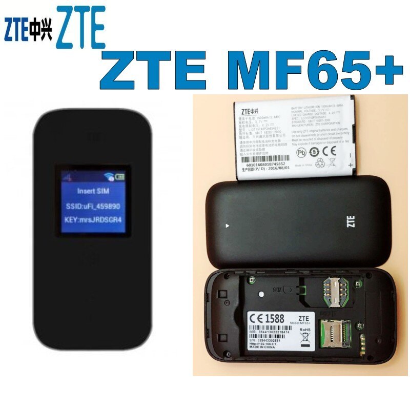 Zte  mf65+  router  - 21 mbps 3g wirelss router