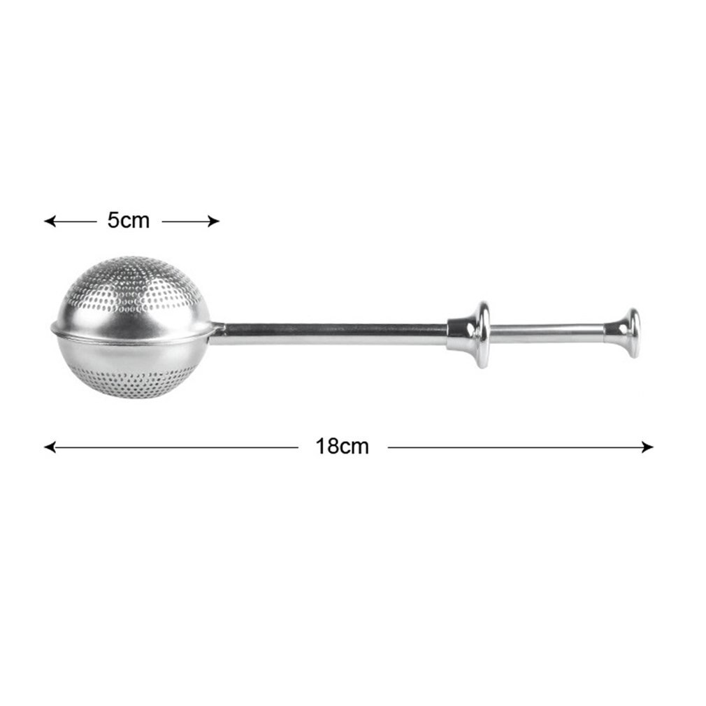 304 stainless steel tea filter retractable seasoning ball bag soup soup ball tea bag tea leakage tea filter bubble tea set