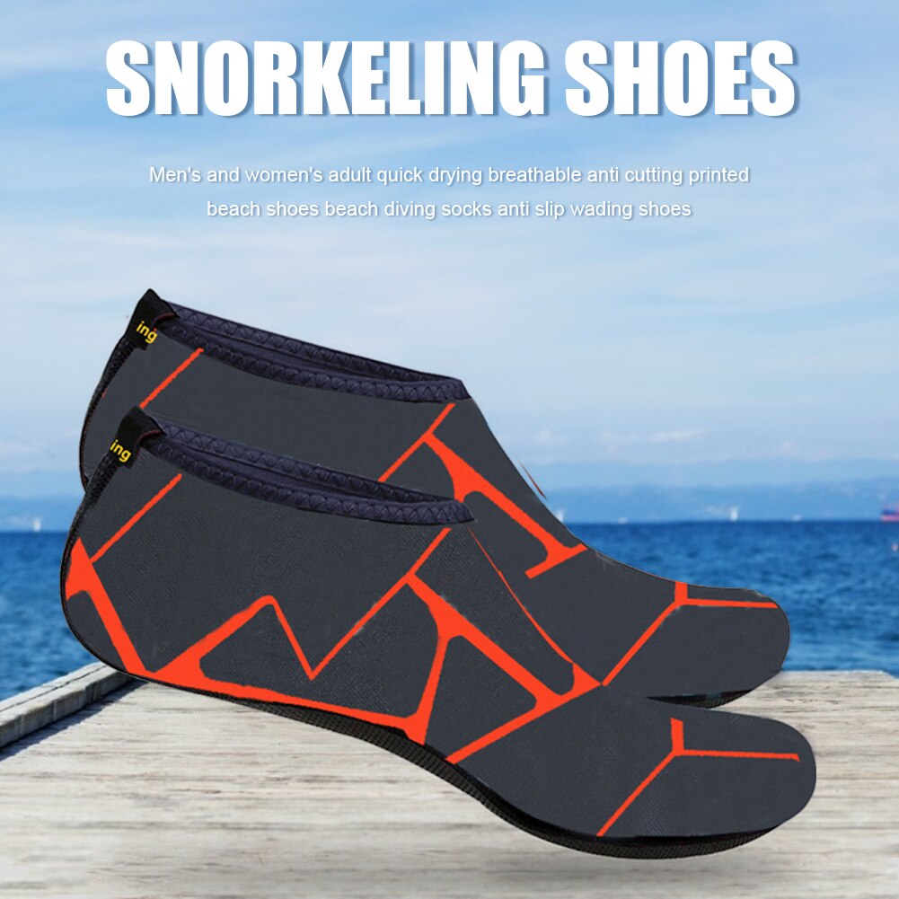 1 Paar Unisex Duiken Sokken Zomer Strand Barefoot Water Sportschoenen Aqua Snorkelen Sokken Zwembad Antislip Schoenen