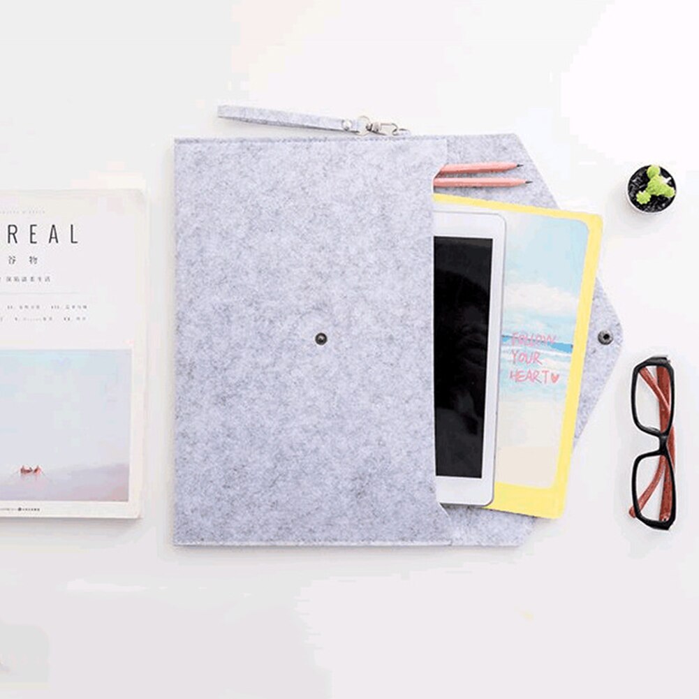 Vilt Envelop A4 Bestand Zak Document Tas Houder Organizer School Office Supply Multicolor Document Zak