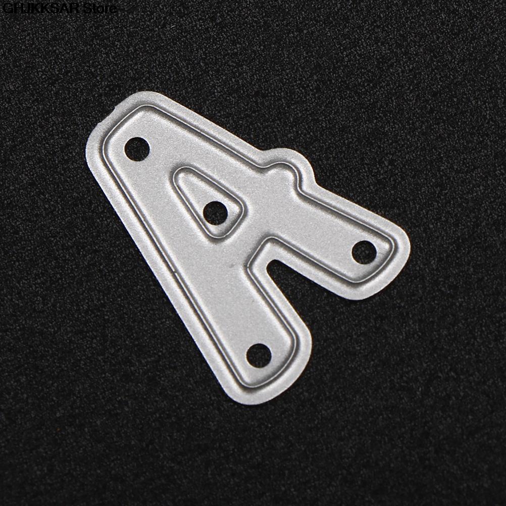26pcs Alphabet Letters Decoration Metal Steel Frames Cutting Dies DIY Scrap Booking Photo Album Embossing Paper Cards 2.1*1.3cm
