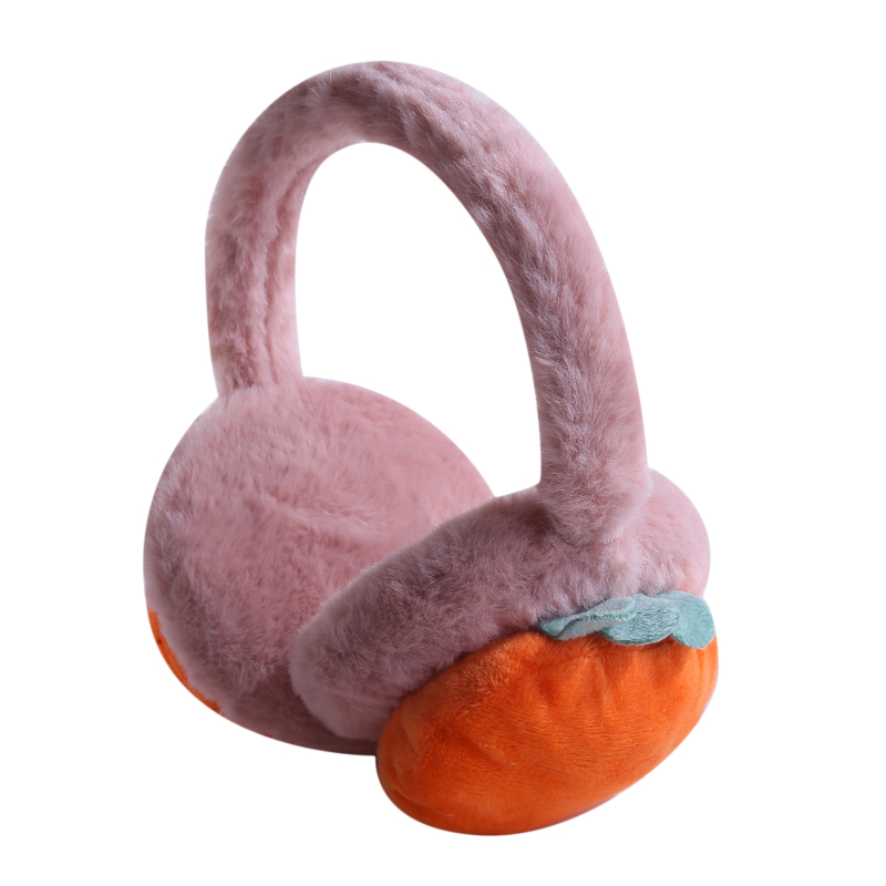 Adjustable Kid Fruit Ear Muffs Women Warm Soft Fluffy Cute Earmuffs Winter Warm Outdoor Winter Earmuff Ear Muffs For Girl: type C