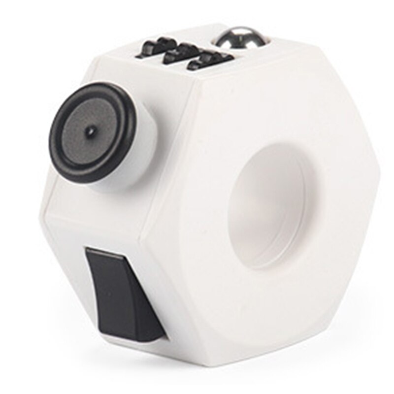 Fidget Speelgoed Min Kubus Speelgoed Vinyl Bureau Vinger Speelgoed Squeeze Fun Stress Reliever: Light Grey