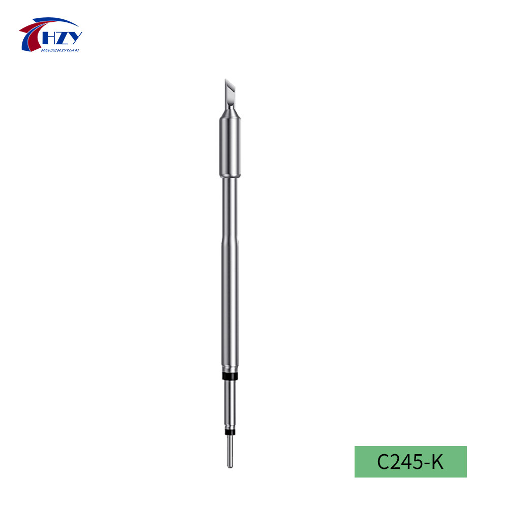 HZY C245 Series Soldering Iron Tips Head C245-K/I/IS/SK/903/907/933/911 for JBC Soldering Station Repair Tools for T245 Handle: BROWN