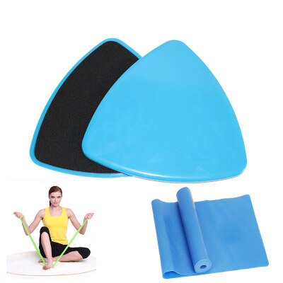 Fitness glide plate sliding plate of gliding disc development general coordination planing pad plate: Light Green
