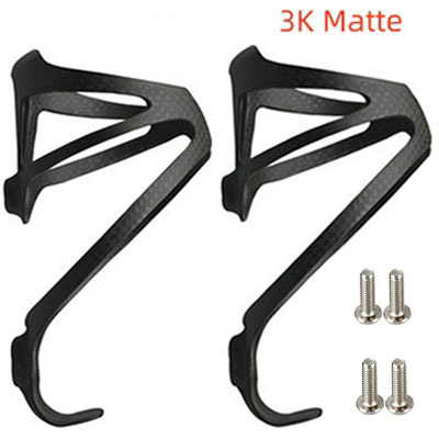 XXX ultralightsided carbon fiber mountain bike road bike bottle cage 16g water bottle holder water cup holder: Pink