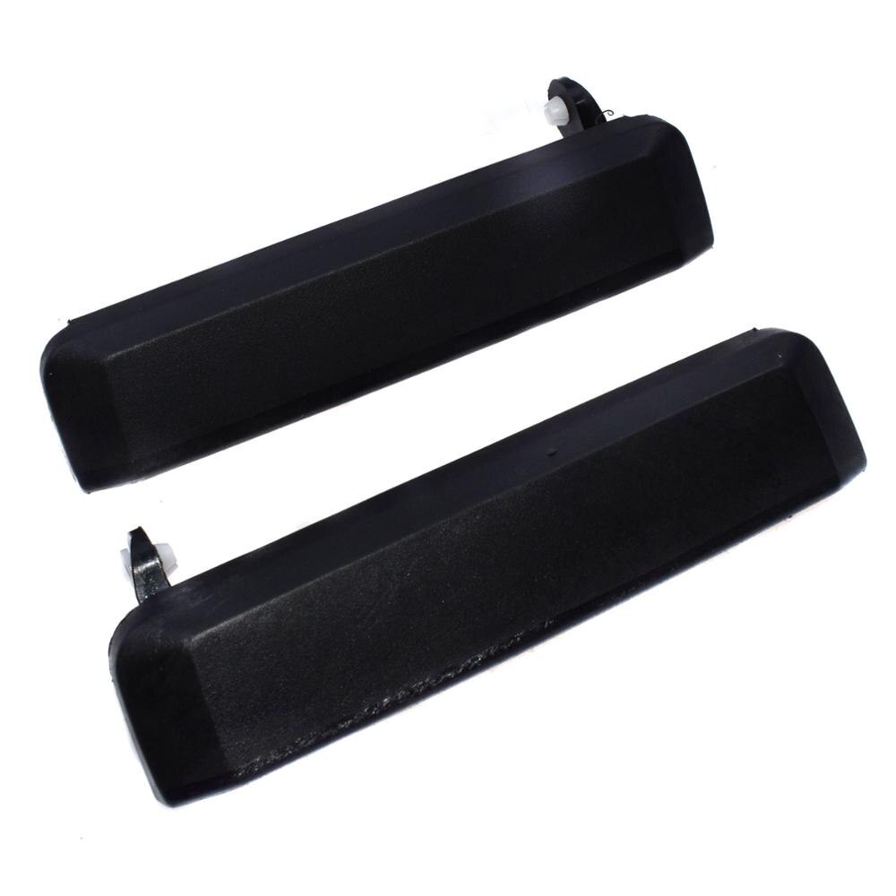 ISANCE Outside Outer Door Handle 8060701A10 8060601A10 &amp; Tailgate 9060601G01 For Nissan D21 Pickup Frontier Sentra Pathfinder: Left Right Pair