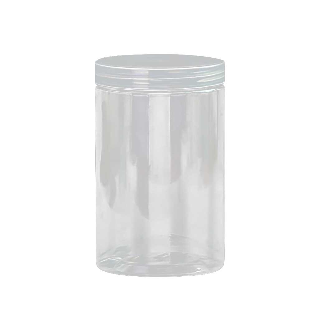 Latas selladas de plástico transparente caja de almacenamiento de grano de cocina sellado de alimentos bote fresco caja de contenedor nevera latas de preservación: C