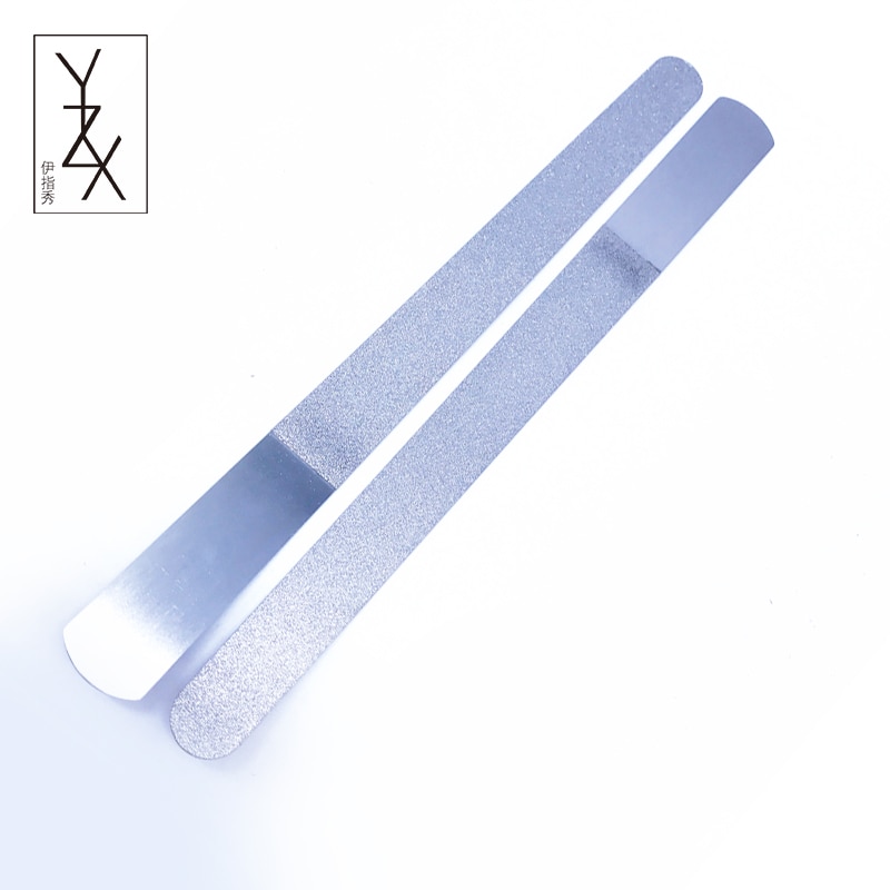 YZX 1 stks Duurzaam Gel Manicure Nagelvijl Lime Metalen Dubbele Kanten Schuren Polijsten Buffer Slijpen Verwijderen Ribbels Nail Art gereedschap